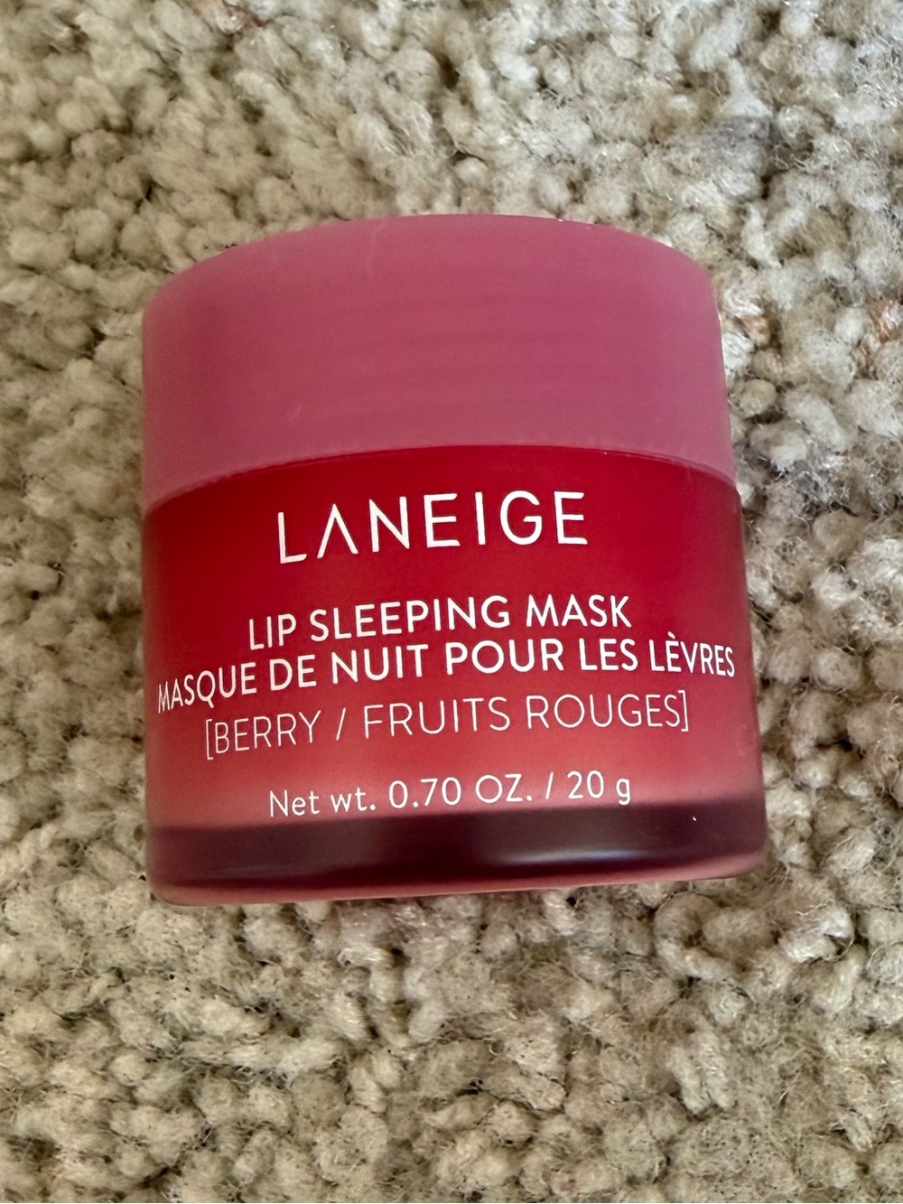 NWT LANEIGE Lip Sleeping Mask - Berry